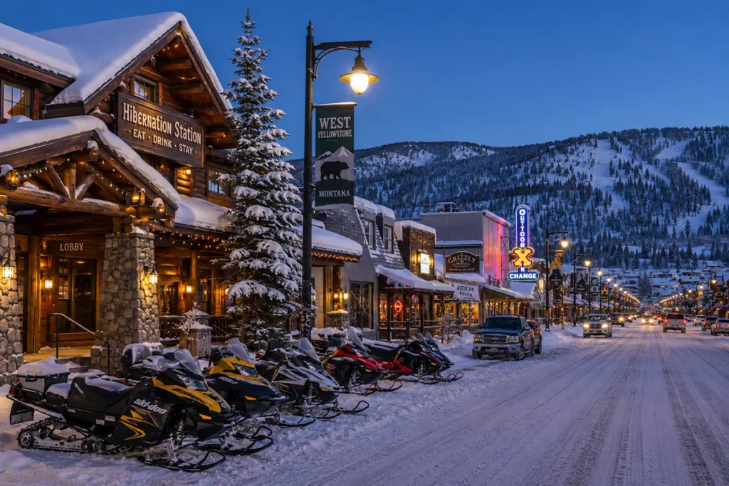 Winter charm in Montana’s mountain town