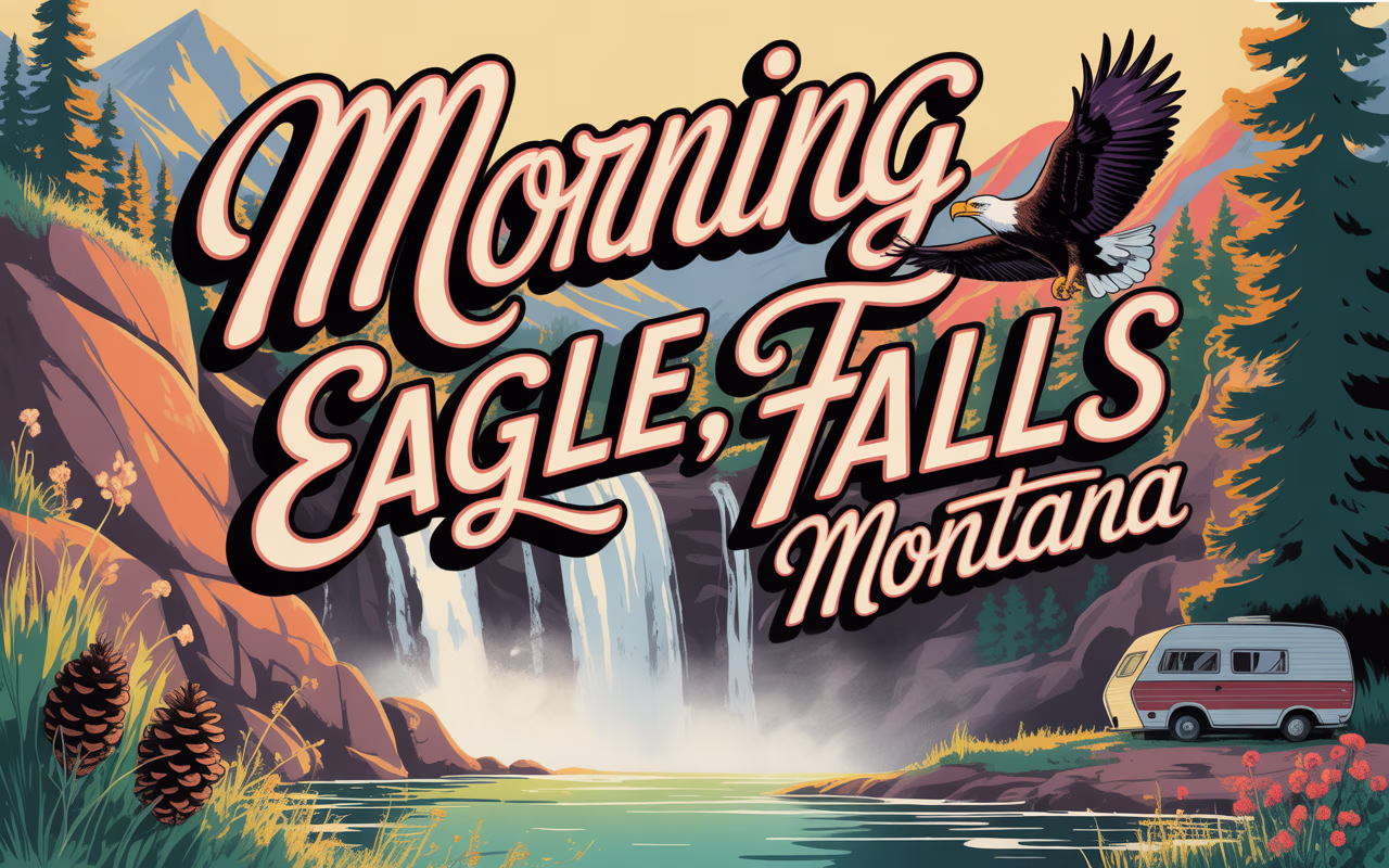 Morning Eagle Falls, Montana