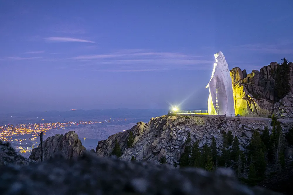Our Lady of the Rockies Night