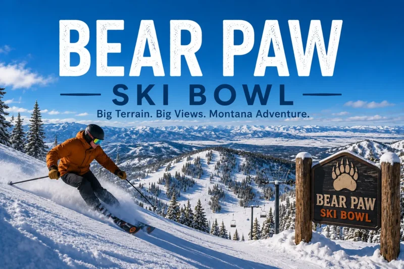 Skiing at Bear Paw Ski Bowl copy - Bear Paw Ski Bowl: Montana's Best-Kept Secret Slopes