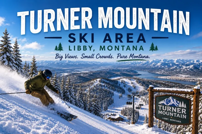 Turner Mountain ski resort panorama - Turner Mountain Ski Area: Montana's Best Kept Secret