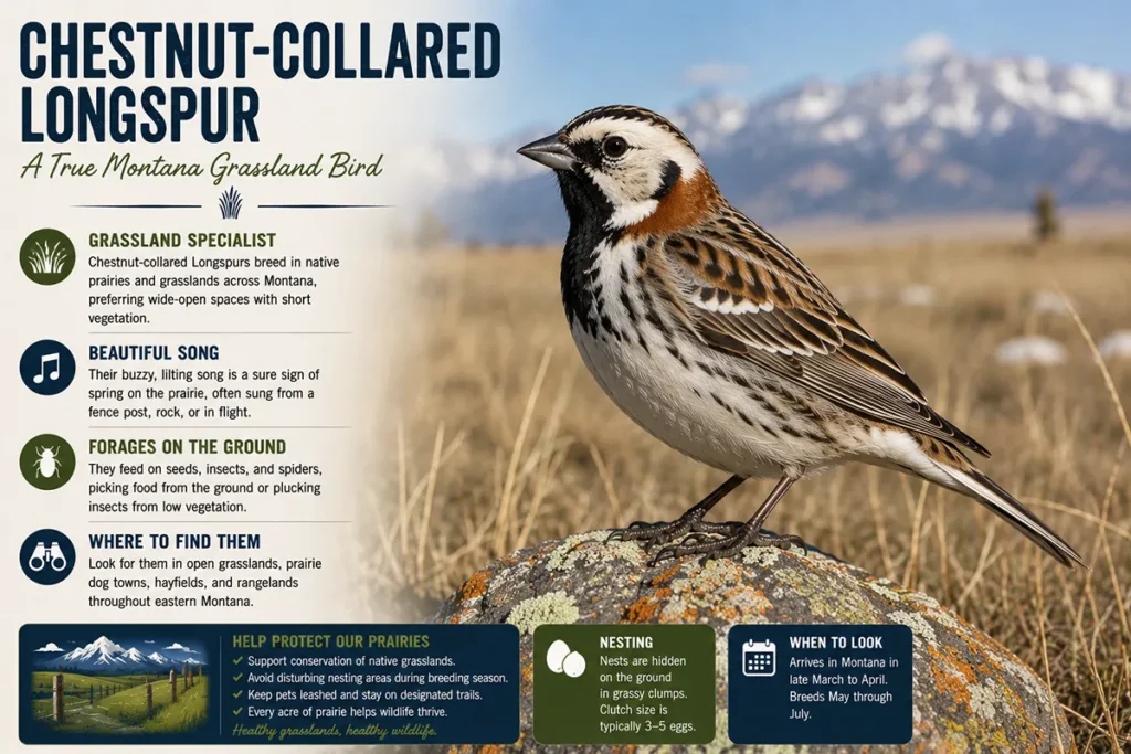 Chestnut-collared Longspur of Montana