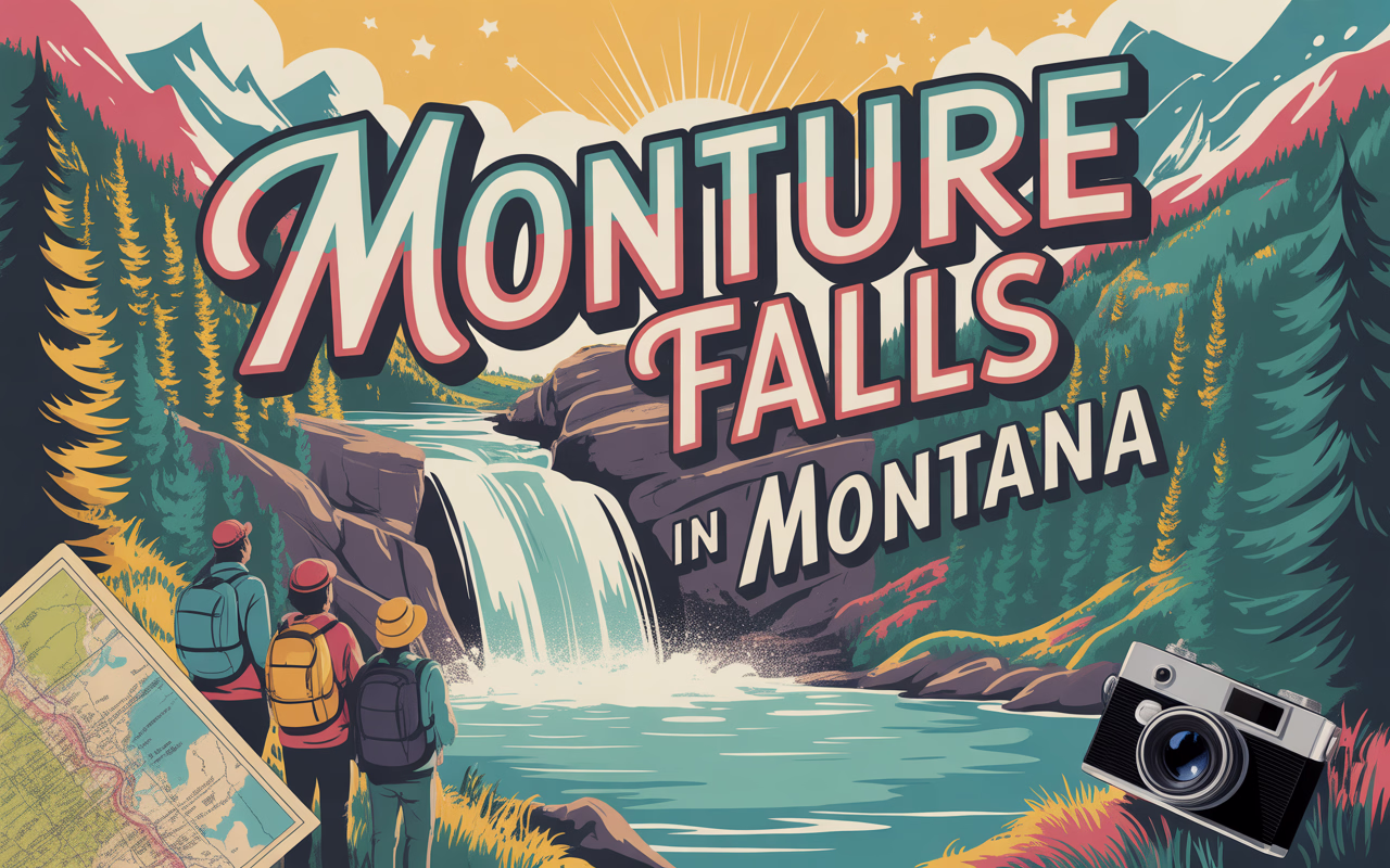 Monture Falls in Montana