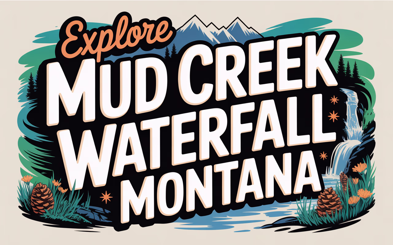 Mud Creek Waterfall, Montana
