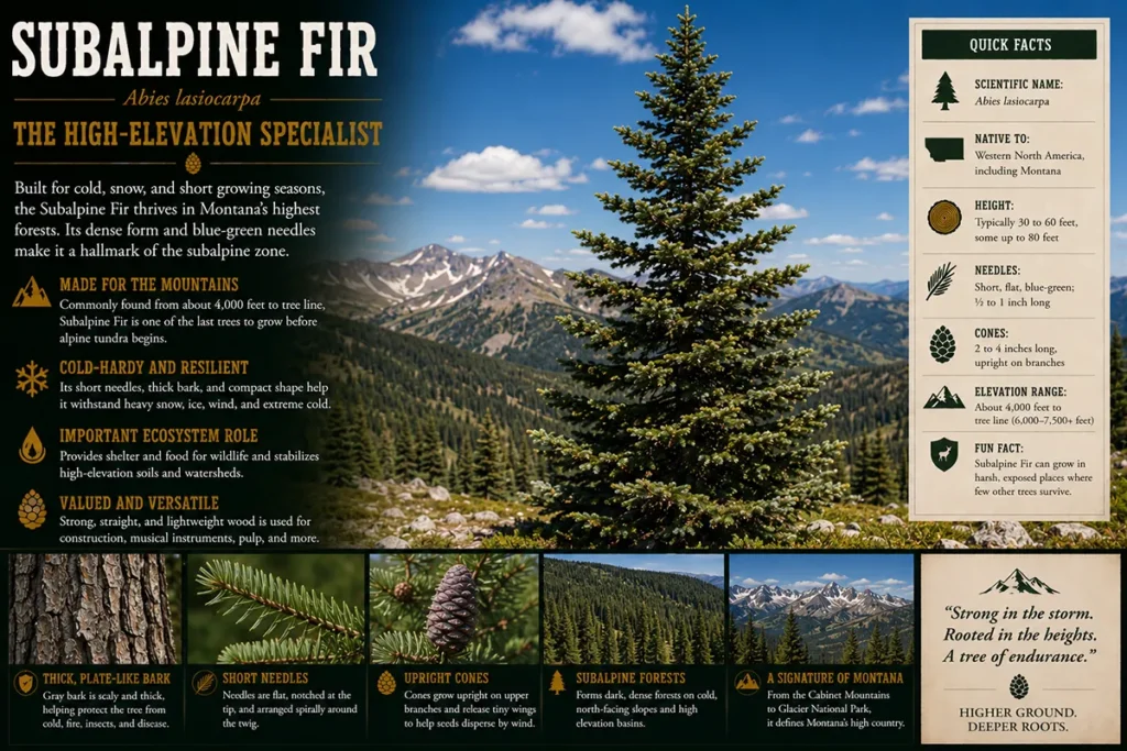 Subalpine Fir (Abies lasiocarpa)