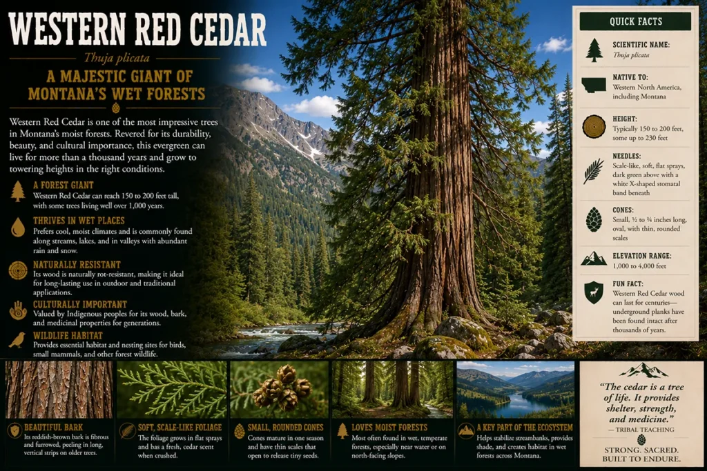 Western Red Cedar (Thuja plicata)