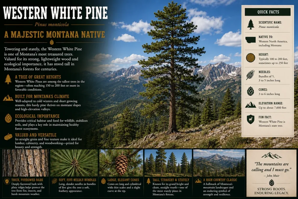 Western White Pine (Pinus monticola)
