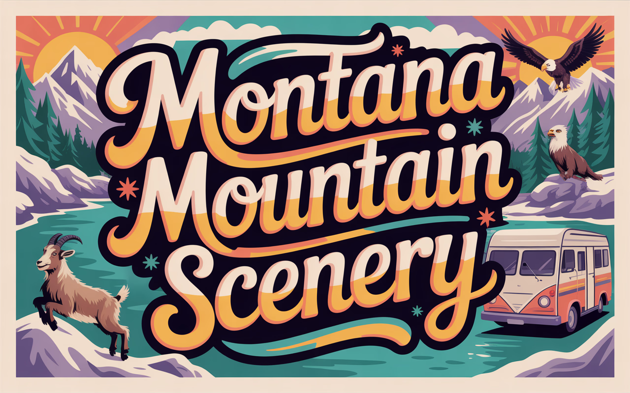 Montana Mountain Scenery