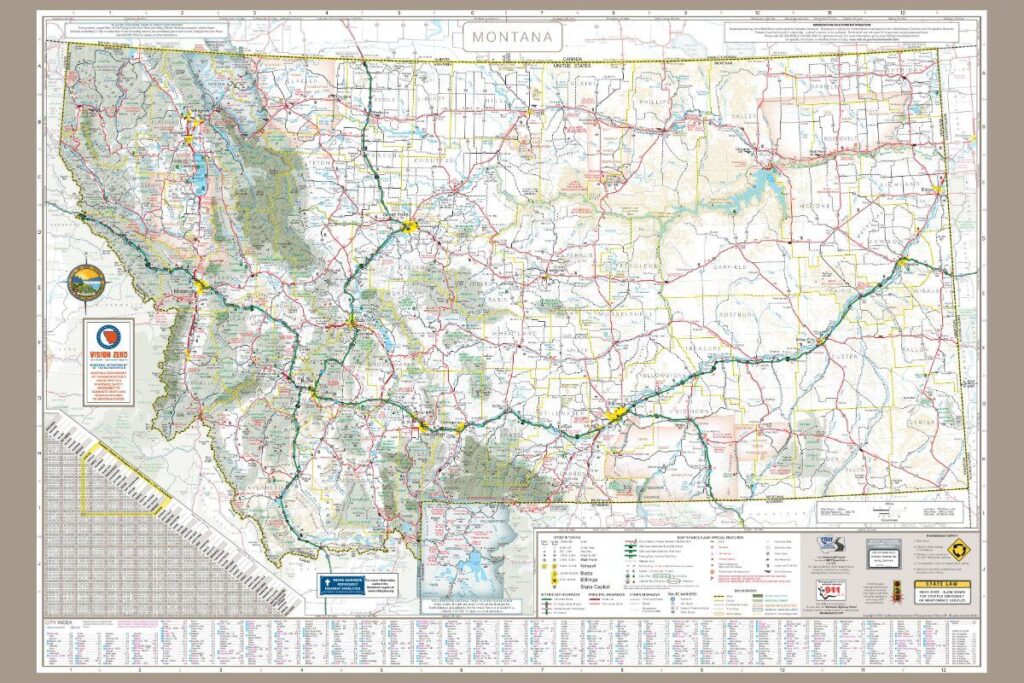 Montana Highway Maps