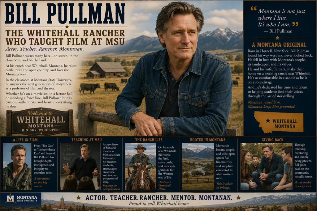 Bill Pullman — The Whitehall Rancher Who Taught Film at MSU