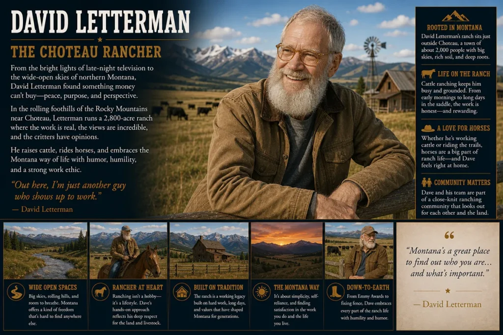 David Letterman — The Choteau Rancher