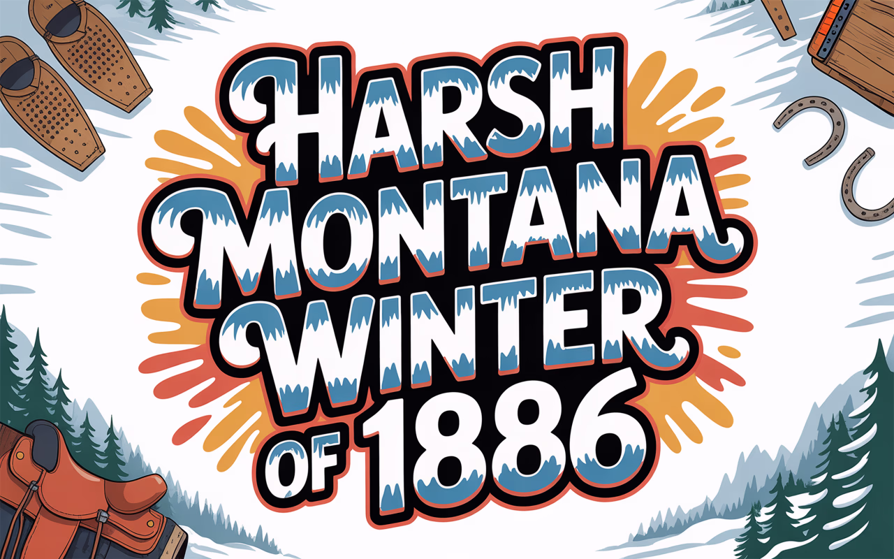 Harsh Montana Winter of 1886