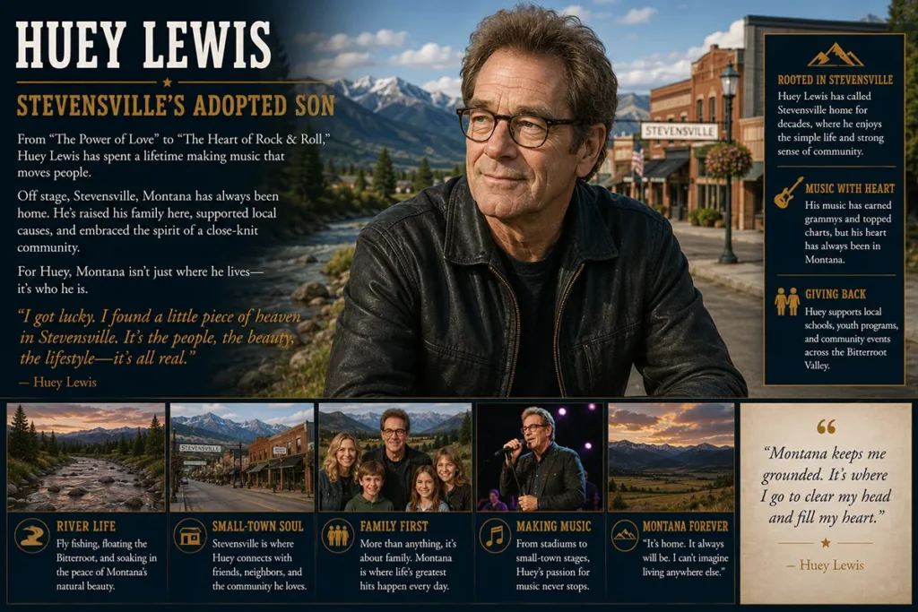 Huey Lewis — Stevensville's Adopted Son