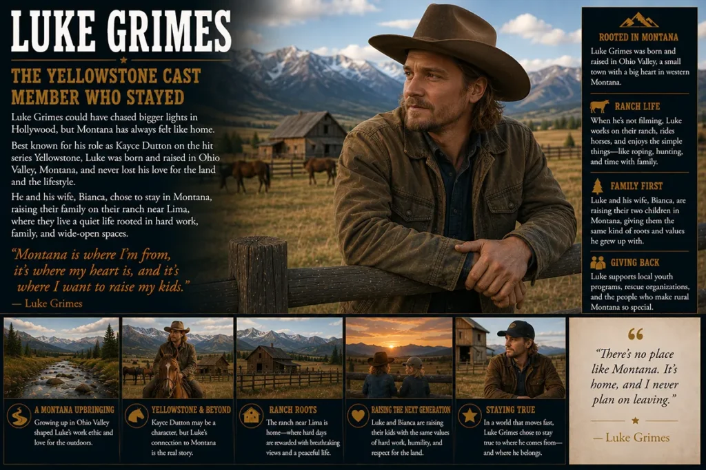 Luke Grimes — The Yellowstone Cast Member Who Stayed
