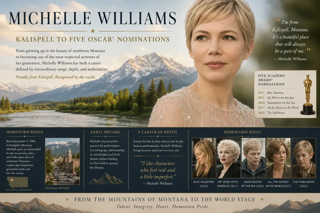 Michelle Williams — Kalispell to Five Oscar Nominations