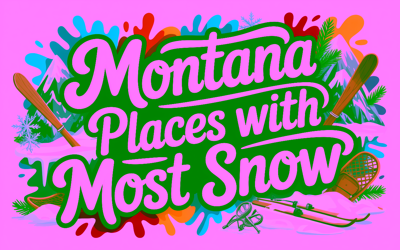 Montana Places with Most Snow Pinterest