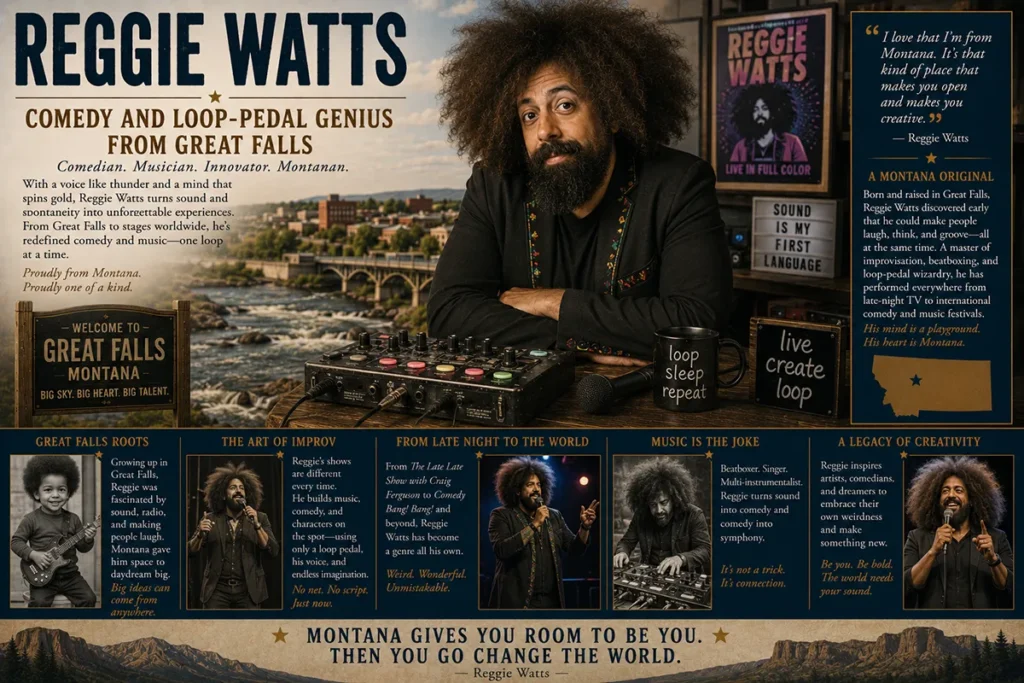 Reggie Watts — Comedy and Loop-Pedal Genius From Great Falls