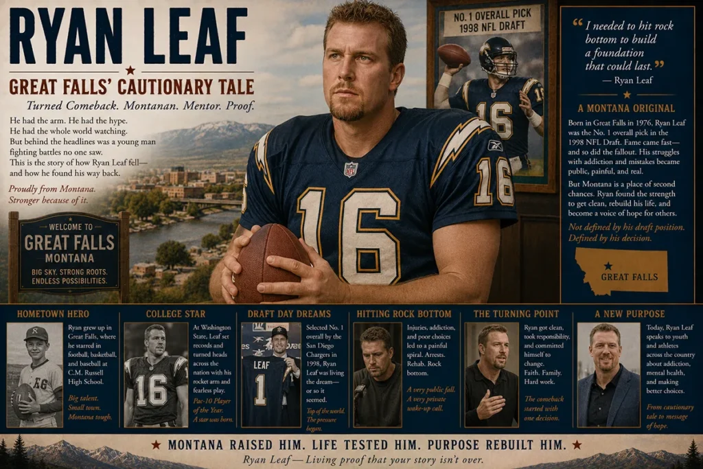 Ryan Leaf — Great Falls' Cautionary Tale Turned Comeback