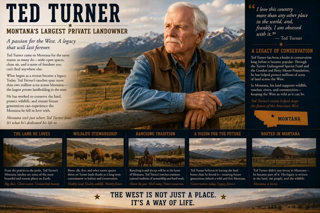 Ted Turner — Montana’s Largest Private Landowner