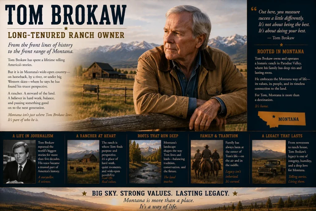Tom Brokaw — Long-Tenured Ranch Owner