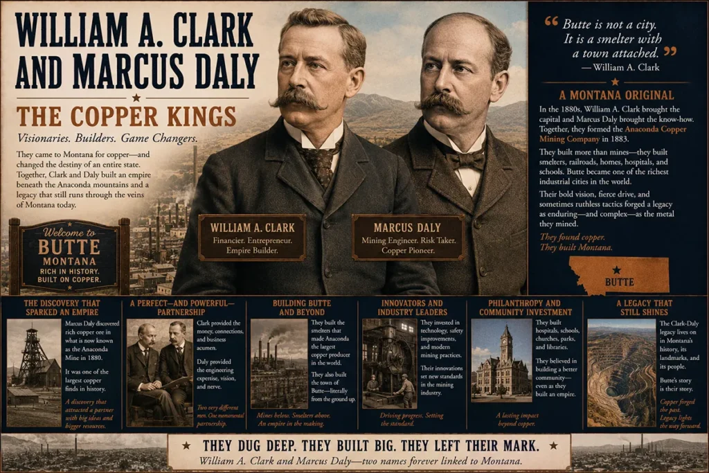 William A. Clark and Marcus Daly — The Copper Kings