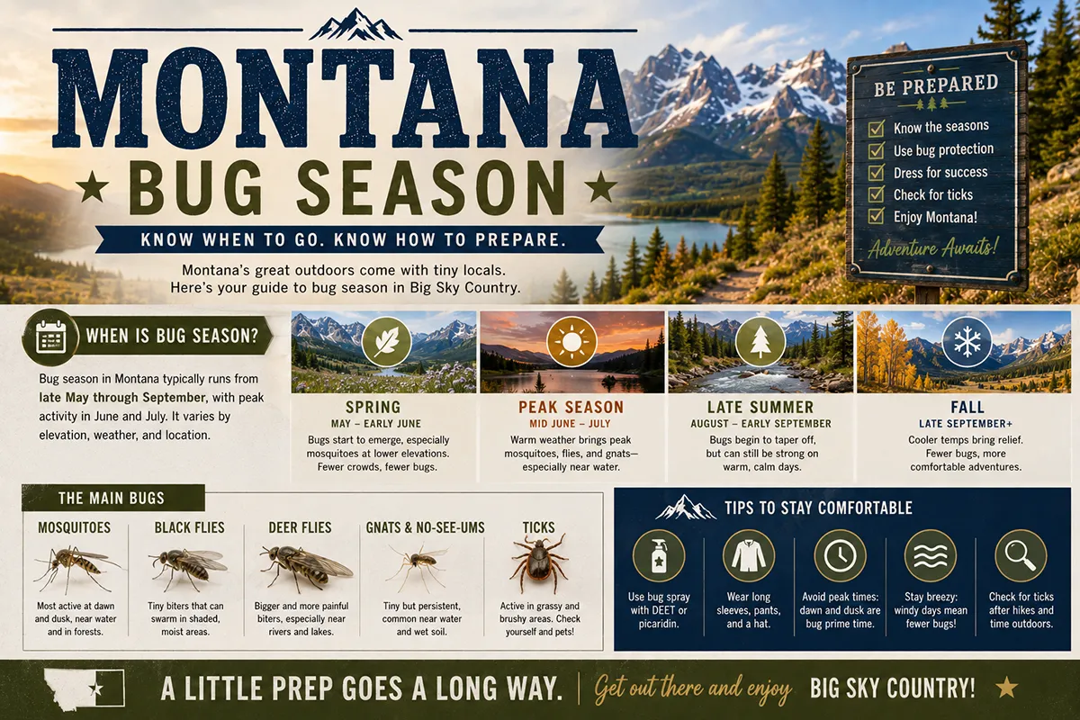 Montana Bug Season: When to Visit and How to Survive
