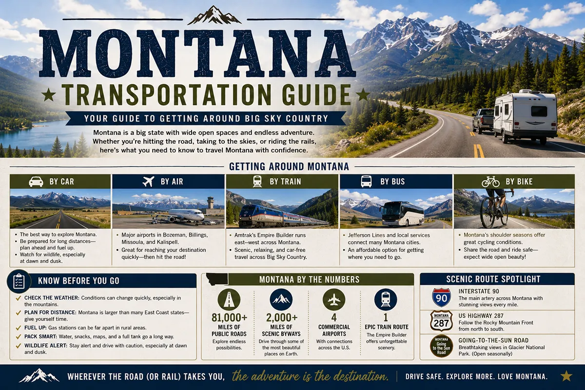 Montana Transportation Guide - Montana Transportation Guide: How to Get Around Big Sky