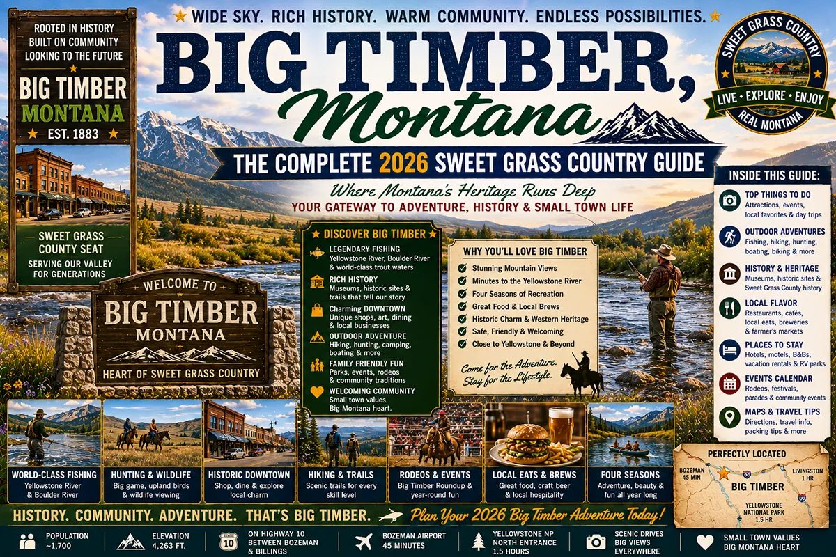 Big Timber Discover Montanas Charm - Big Timber, Montana: The Complete 2026 Sweet Grass Country Guide