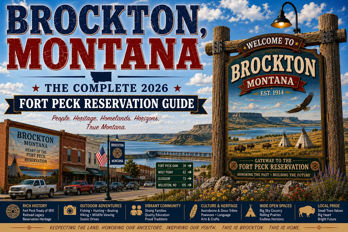 Brockton Montana - Brockton, Montana: The Complete 2026 Fort Peck Reservation Guide