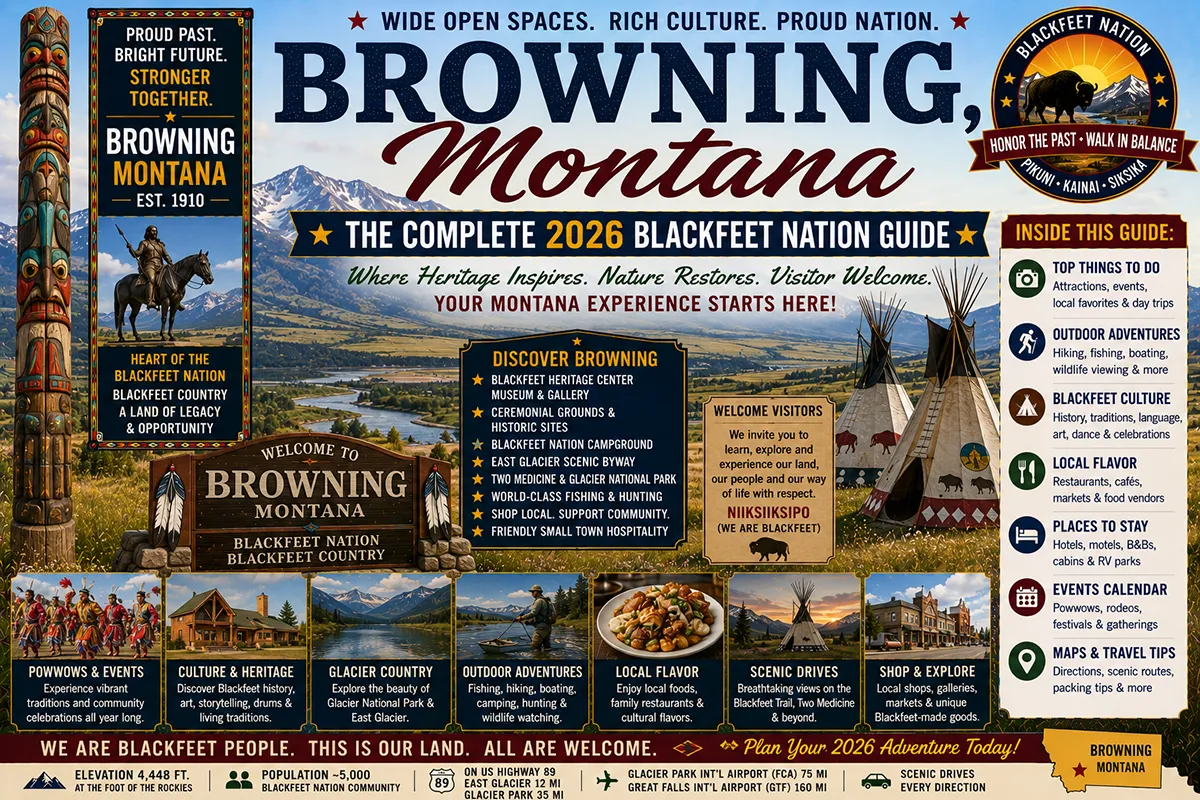 Browning Montana Blackfeet Nation Guide - Browning, Montana: The Complete 2026 Blackfeet Nation Guide