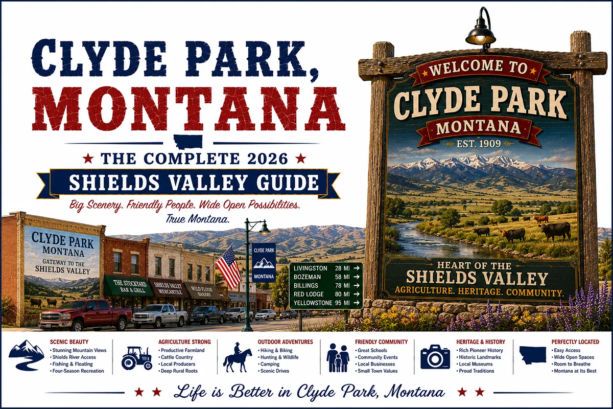 Read more about the article Clyde Park, Montana: The Complete 2026 Shields Valley Guide