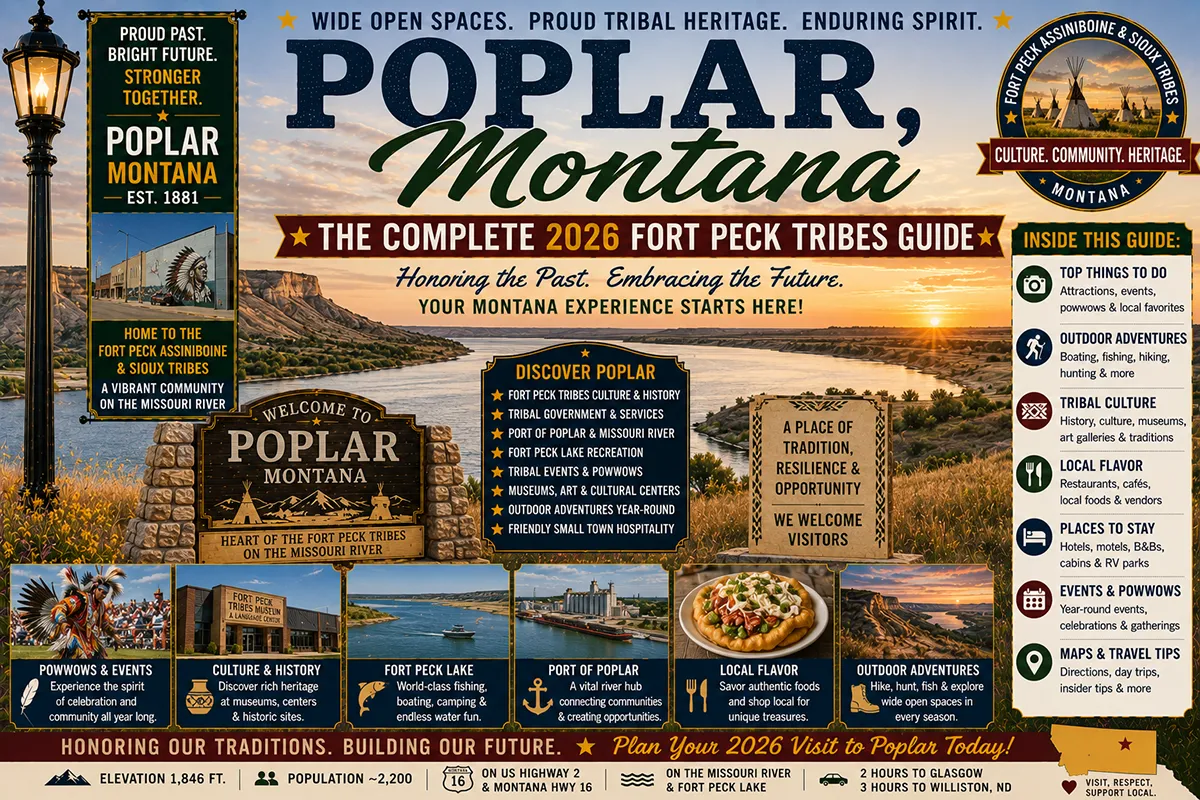 Discover the spirit of Poplar Montana - Poplar, Montana: The Complete 2026 Fort Peck Tribes Guide