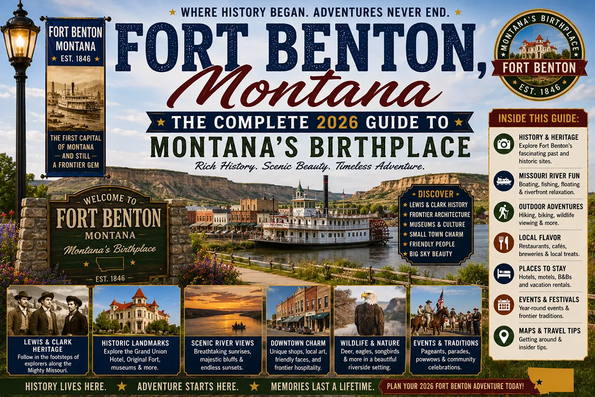 Fort Benton Montana Guide - Fort Benton, Montana: The Complete 2026 Guide to Montana's Birthplace
