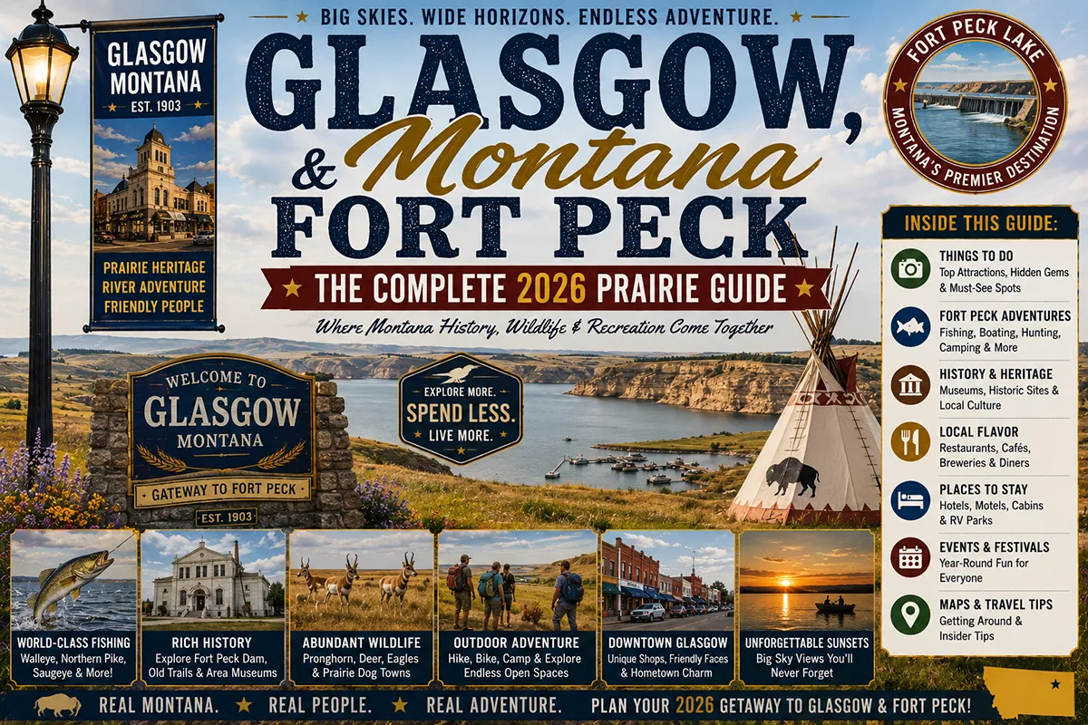 Glasgow Fort Peck Montana Guide - Glasgow, Montana & Fort Peck: The Complete 2026 Prairie Guide