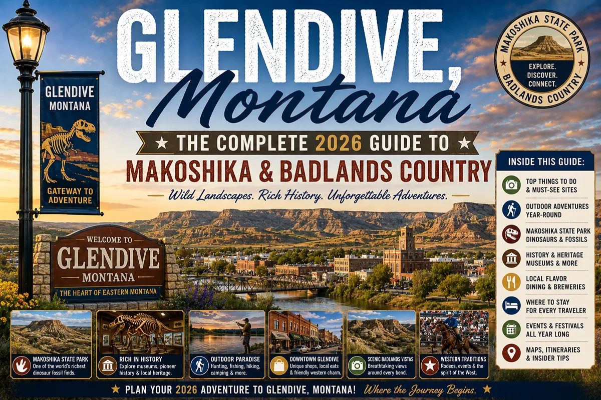 Glendive – The Heart of Montana - Glendive, Montana: The Complete 2026 Guide to Makoshika & Badlands Country