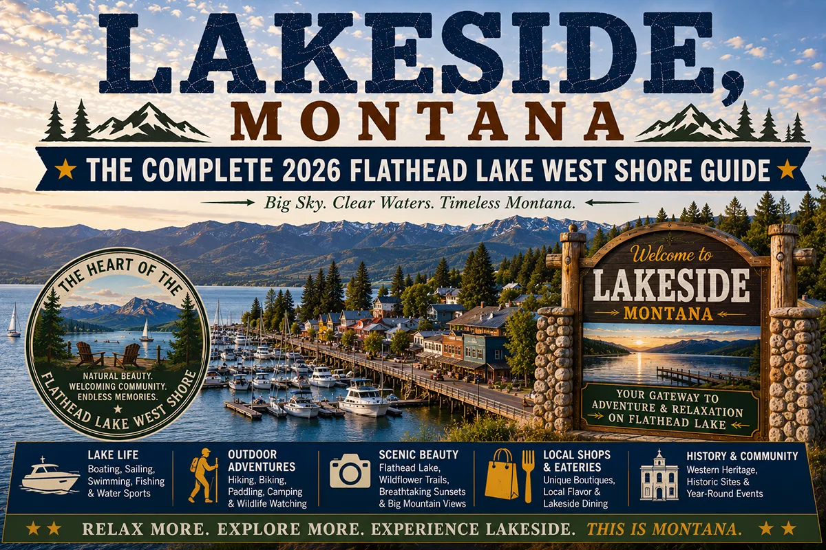 Read more about the article Lakeside, Montana: The Complete 2026 Flathead Lake West Shore Guide
