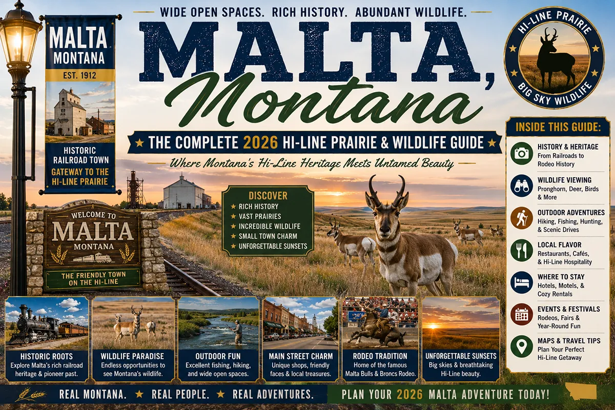 Malta Montana Guide - Malta, Montana: The Complete 2026 Hi-Line Prairie & Wildlife Guide