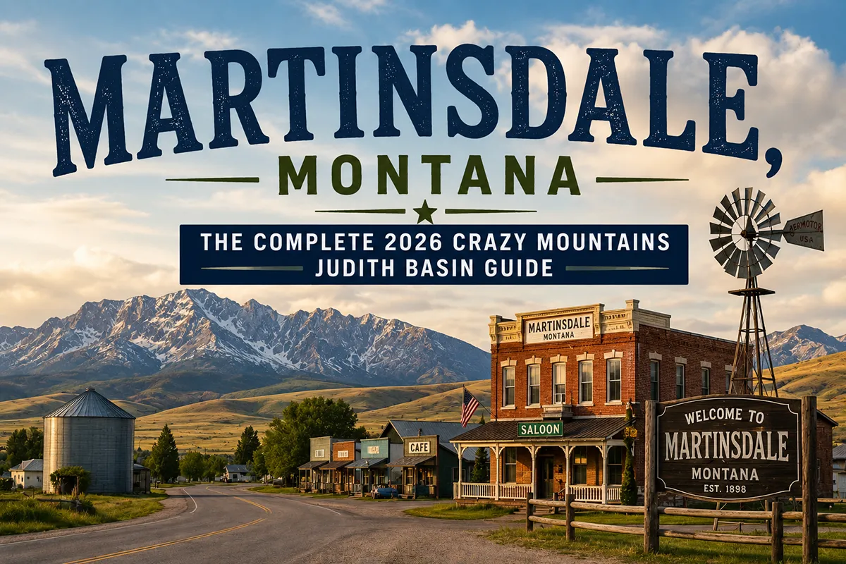 Read more about the article Martinsdale, Montana: The Complete 2026 Crazy Mountains Judith Basin Guide
