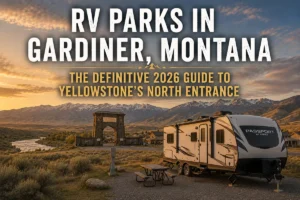 Read more about the article RV Parks in Gardiner Montana: The Definitive 2026 Guide to Yellowstone’s North Entrance