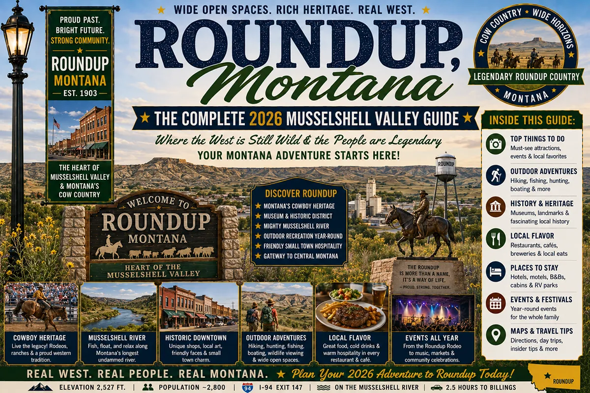 Roundup Montanas Wild West - Roundup, Montana: The Complete 2026 Musselshell Valley Guide