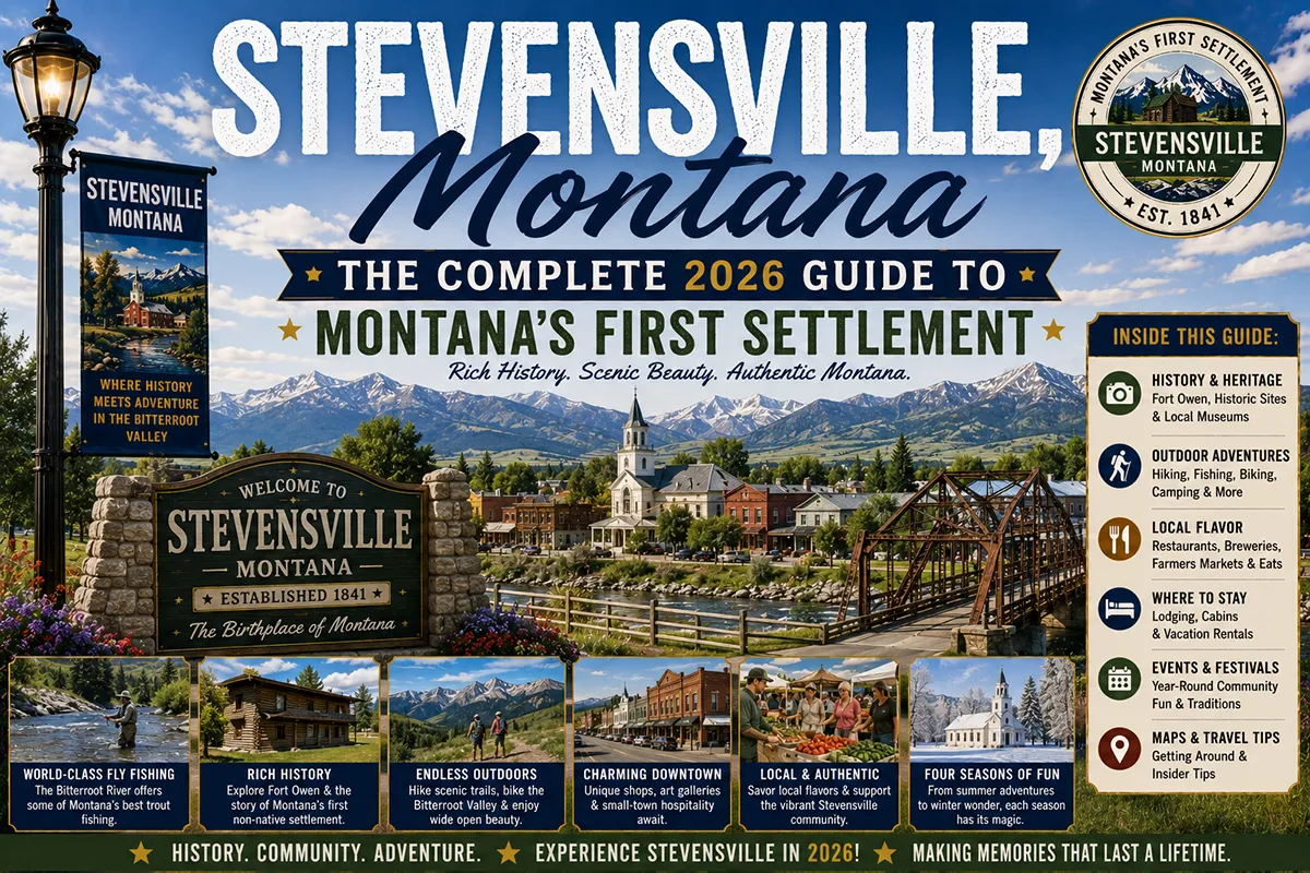 Stevensville Montana Guide - Stevensville, Montana: The Complete 2026 Guide to Montana's First Settlement