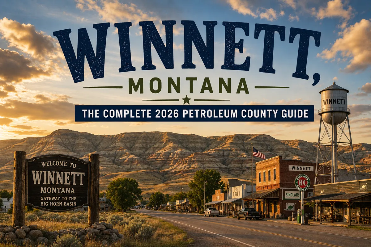 Read more about the article Winnett, Montana: The Complete 2026 Petroleum County Guide