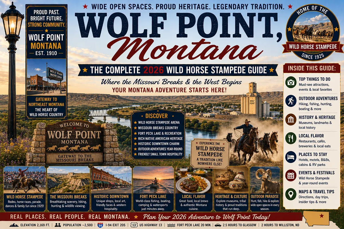 Wolf Point Montana Guide - Wolf Point, Montana: The Complete 2026 Wild Horse Stampede Guide