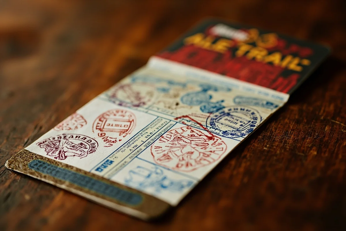 Bozeman Ale Trail passport with stamps from various local breweries
