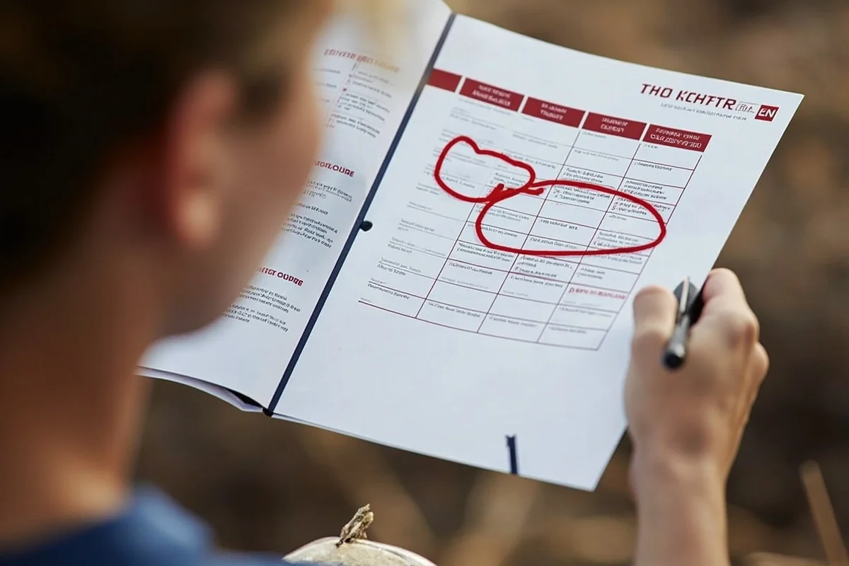 Calendar with hunting application deadlines circled and highlighted