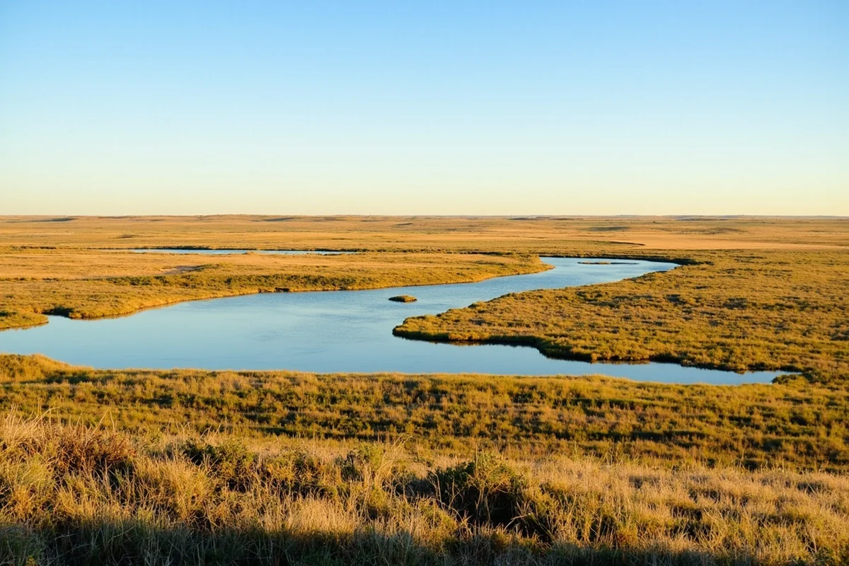 Charles M. Russell National Wildlife Refuge landscape showing Missouri River breaks and prairie