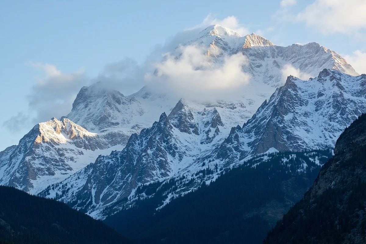 Comparison of Colorado's rounded fourteener peaks versus Montana's jagged Mission Range