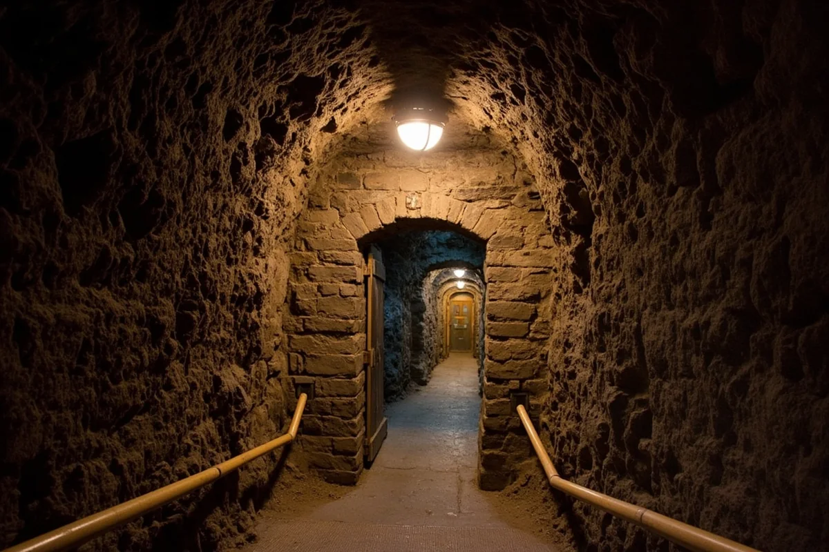Entrance to underground mine tour at World Museum of Mining