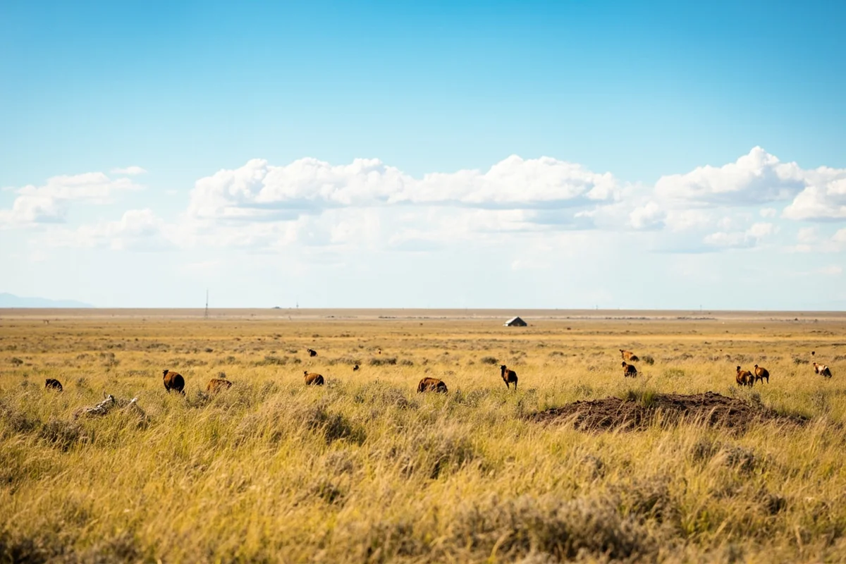 Judith Basin landscape showing open grasslands where Granville Stuart ranched