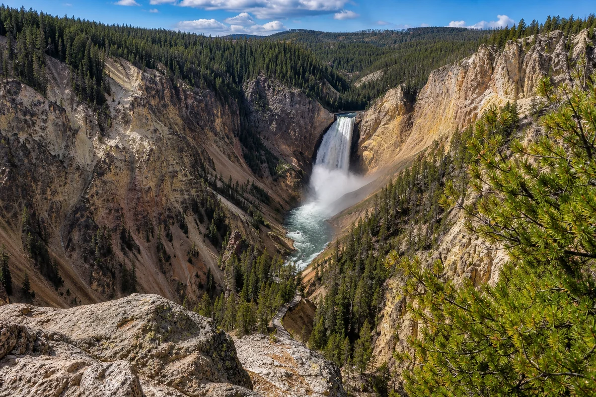 Read more about the article Lower Falls Montana: Complete Hiking & Visitor Guide